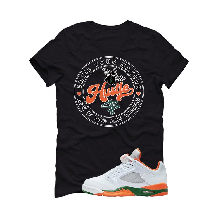 Air Jordan 5 GS Miami Hurricanes Black T-Shirt (Haters Catch Up)| illcurrency