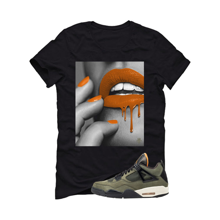 Undefeated x Air Jordan 4 Black T-Shirt (Touch)| illcurrency