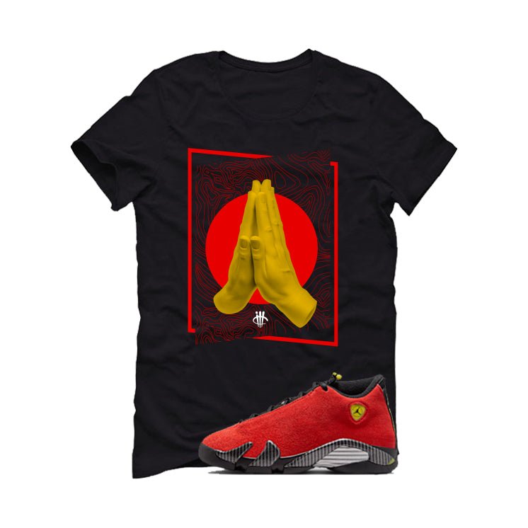 Air Jordan 14 Ferrari Black T-Shirt (Pray)| illcurrency