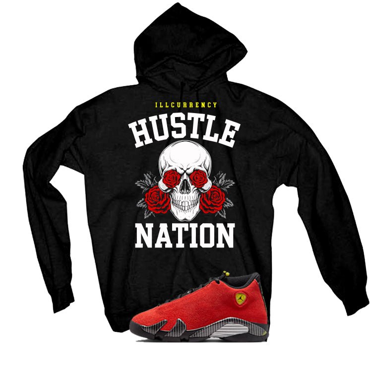 Air Jordan 14 Ferrari Black T-Shirt (Hustle Nation)| illcurrency