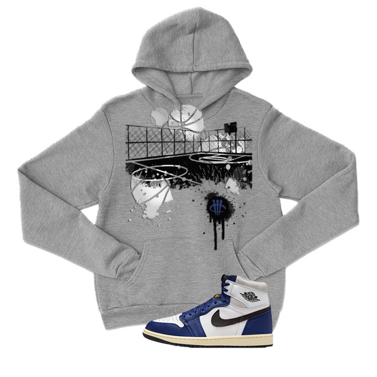Air Jordan 1 Rare Air Deep Royal Blue Grey T-Shirt (B Court)| illcurrency