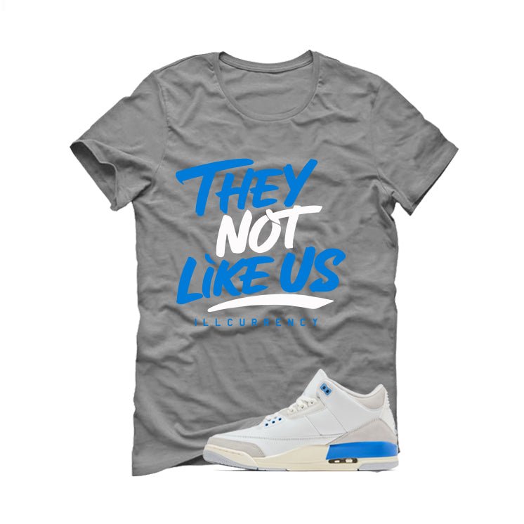 Air Jordan 3 Lucky Shorts Grey T-Shirt (They not like us)| illcurrency