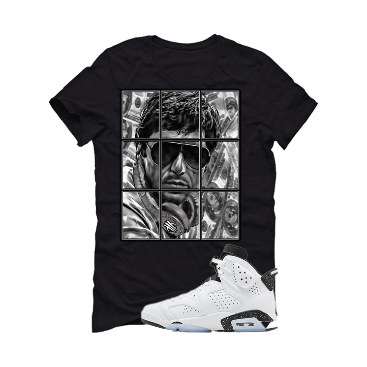 Air Jordan 6 Reverse Oreo Black T-Shirt (PACINO)| illcurrency