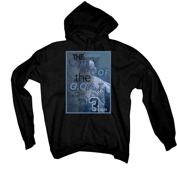 Air Jordan 7 Chambray - Black T-Shirt (CITY OF THE GOAT)