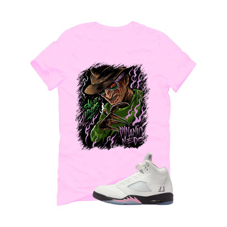 Air Jordan 5 OG 35th Anniversary Matching T-Shirt, Sweatshirts & Hoodies Pink T-Shirt (Freddy Krueger)| illcurrency
