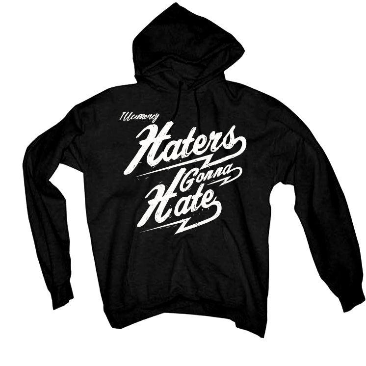 Air Jordan 4 Black Cat Matching T-Shirt, Sweatshirts & Hoodies Black T-Shirt (Haters gonna hate)| illcurrency