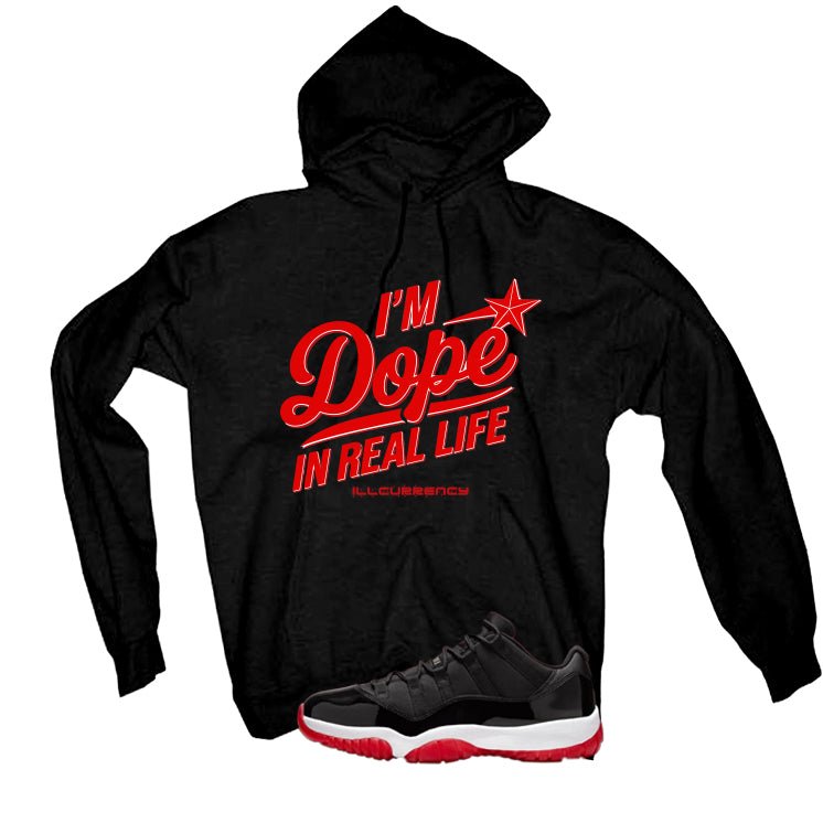 Air Jordan 11 Low Bred Black T-Shirt (DOPE)| illcurrency