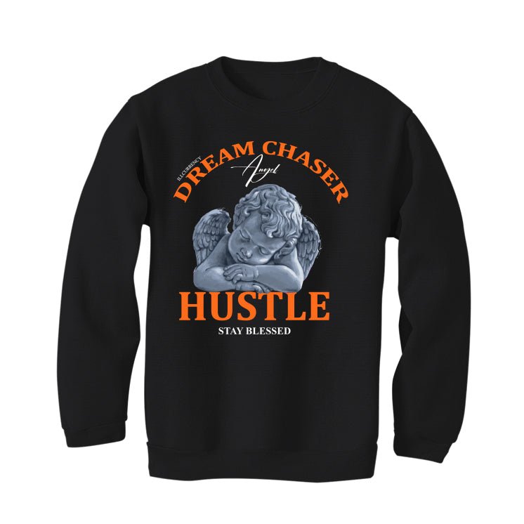 Air Jordan 12 “Brilliant Orange” | illcurrency Black T-Shirt (Dream Chaser Angel)
