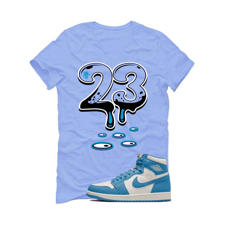 Air Jordan 1 High OG UNC Reimagined Carolina Blue T-Shirt (23)| illcurrency