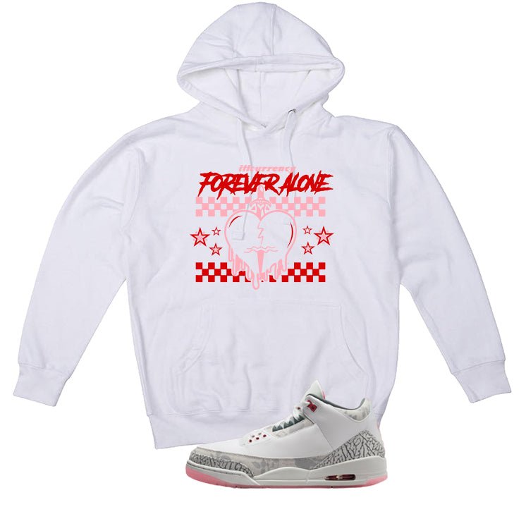 Air Jordan 3 Wings White T-Shirt (Forever Alone)| illcurrency
