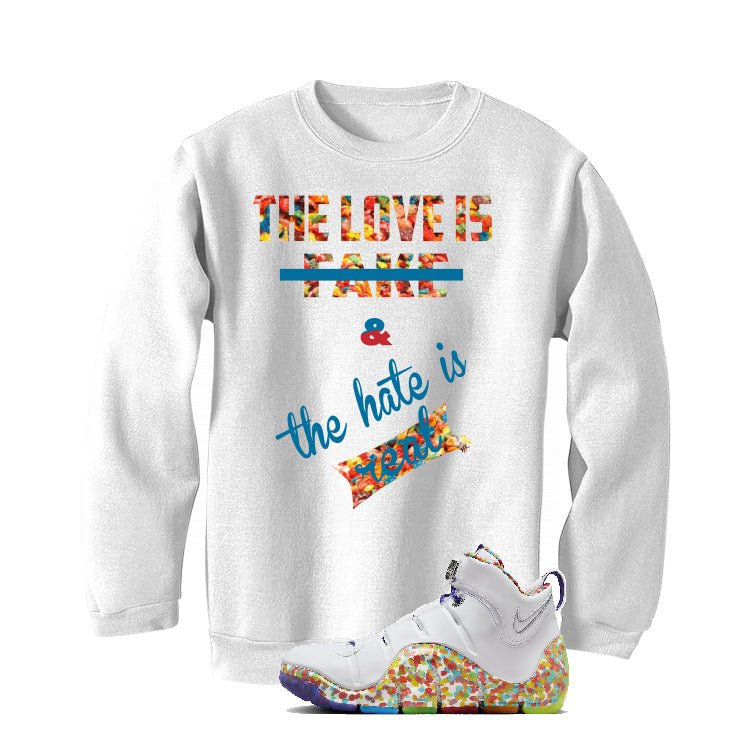 Nike LeBron 4 "Fruity Pebbles" | illcurrency White T-Shirt (Love is Fake)