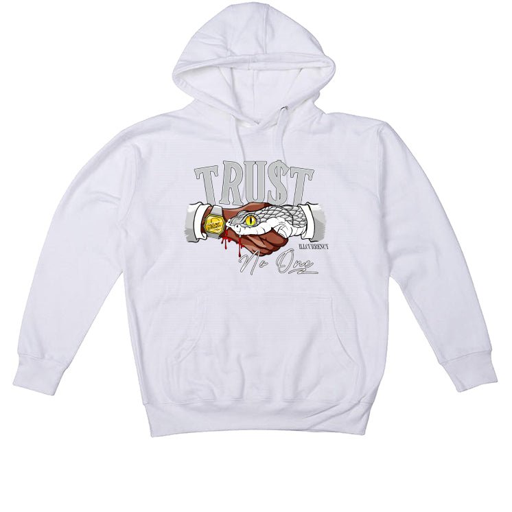 Air Jordan 1 High OG “Elephant” | illcurrency White T-Shirt (TRUST NO ONE)