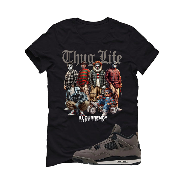 Air Jordan 4 Cave Stone Black T-Shirt (Thug Life Halloween)| illcurrency