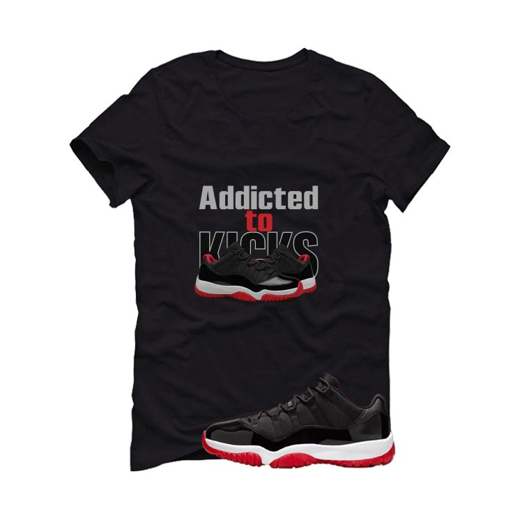 Air Jordan 11 Low Bred Black T-Shirt (addicted to kicks)| illcurrency