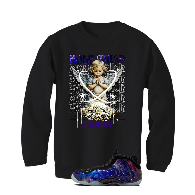Nike Air Foamposite One Galaxy Black T-Shirt (Holy Child)| illcurrency