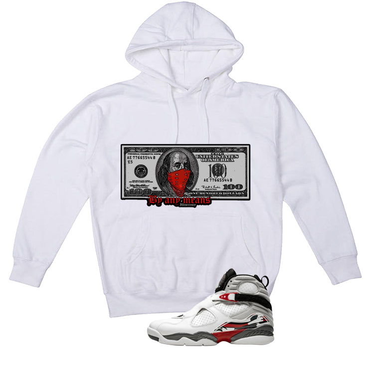 Air Jordan 8 Bugs Bunny Matching T-Shirt, Sweatshirts & Hoodies White T-Shirt (By Any Means)| illcurrency