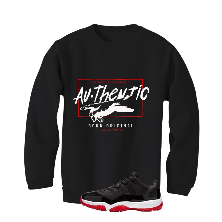 Air Jordan 11 Low Bred Black T-Shirt (Authentic)| illcurrency