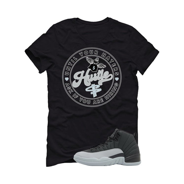 Air Jordan 12 Black/Wolf Grey Black T-Shirt (Haters Catch Up)| illcurrency