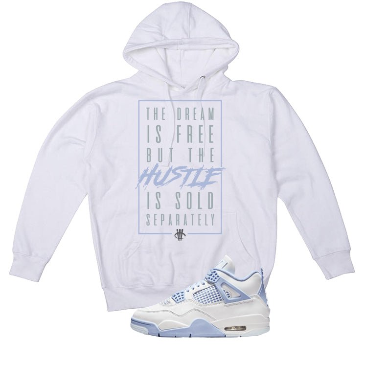Air Jordan 4 WMNS Forget Me Not White T-Shirt (Dream is Free)| illcurrency