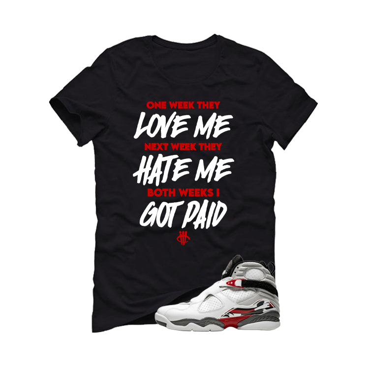 Air Jordan 8 Bugs Bunny Matching T-Shirt, Sweatshirts & Hoodies Black T-Shirt (Paid)| illcurrency