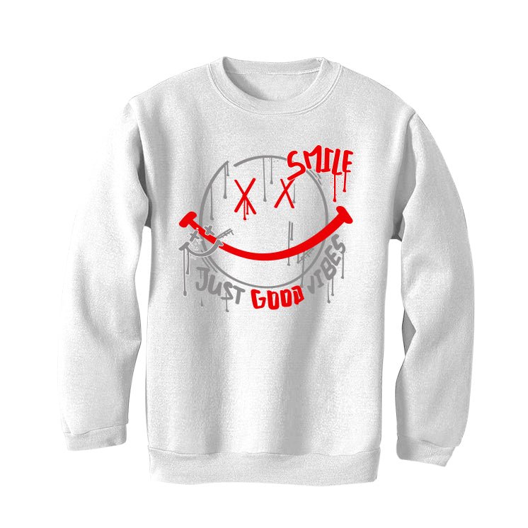 Air Jordan 13 Wolf Grey - White T-Shirt (Smile)