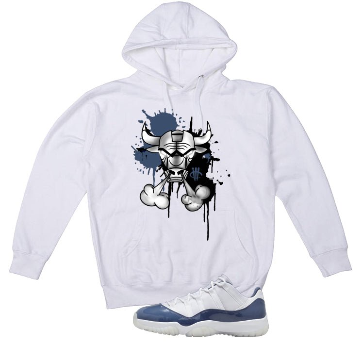 Air Jordan 11 Low Diffused Blue White T-Shirt (Iron Bull)| illcurrency