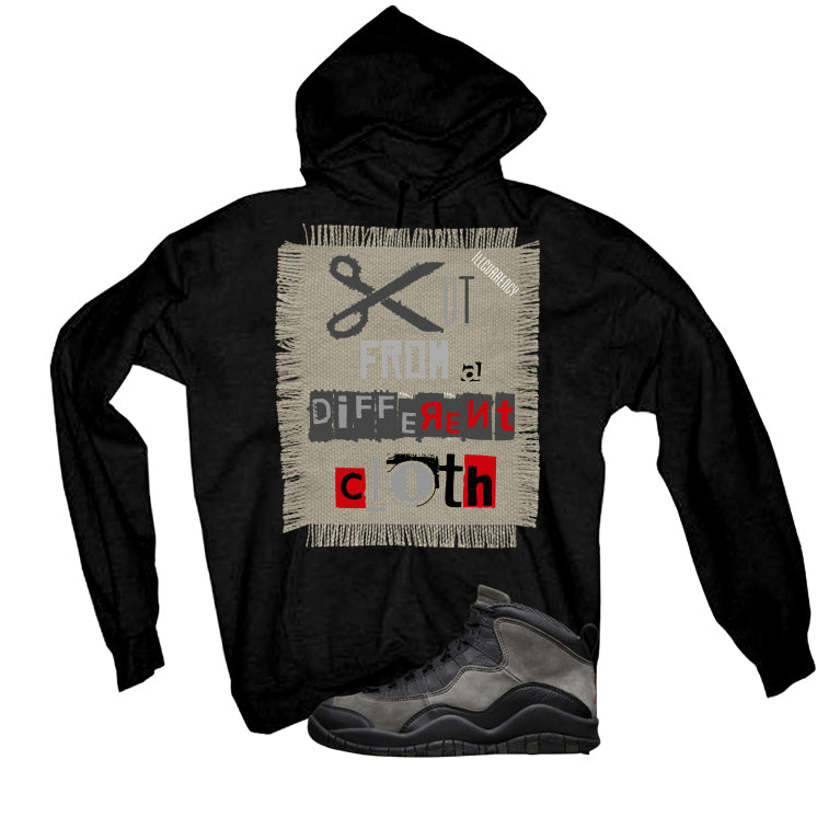 Air Jordan 10 Shadow Matching T-Shirt, Sweatshirts & Hoodies Black T-Shirt (Cut from a different cloth)| illcurrency