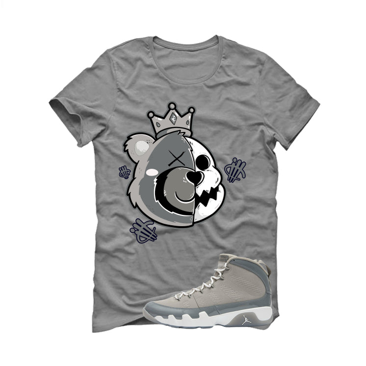 Air Jordan 9 Cool Grey Grey T-Shirt (HALF KING BEAR)| illcurrency