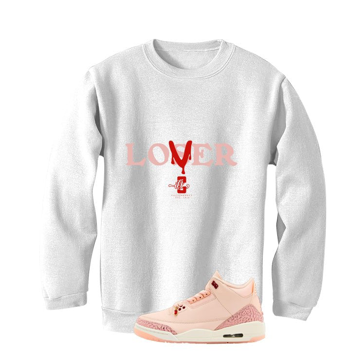 Air Jordan 3 Valentine’s Day White T-Shirt (Loser)| illcurrency
