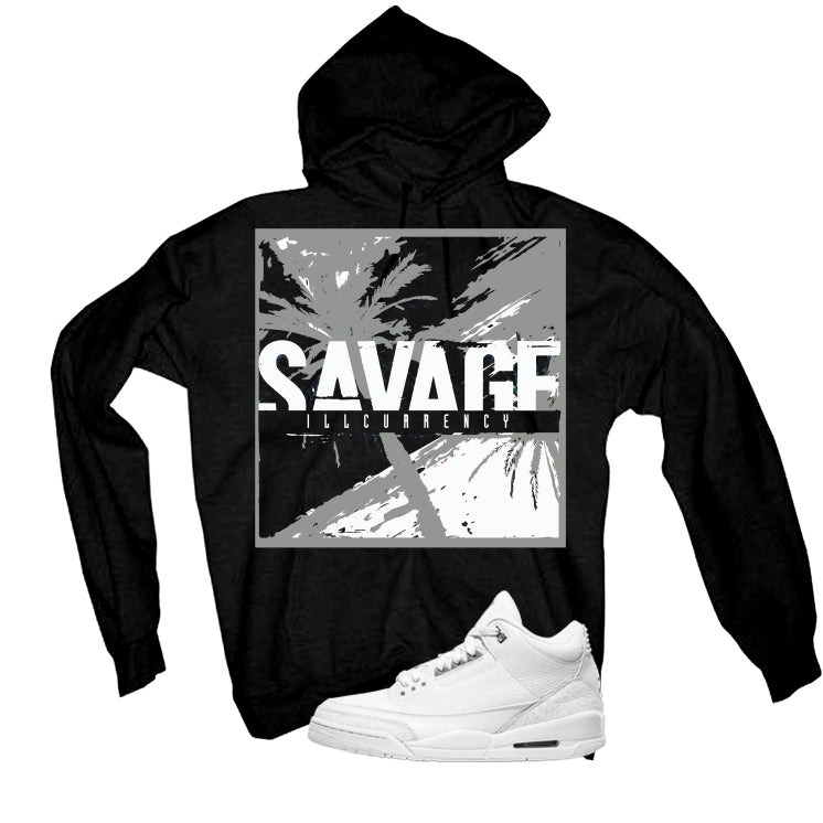 Air Jordan 3 Pure Money Black T-Shirt (Savages)| illcurrency