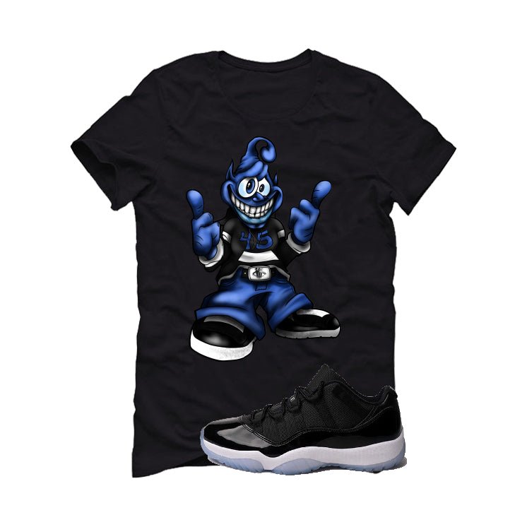 Air Jordan 11 Low “Space Jam” | illcurrency Black T-Shirt (Chill Alien)