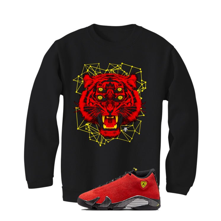 Air Jordan 14 Ferrari Black T-Shirt (Four Eyes)| illcurrency