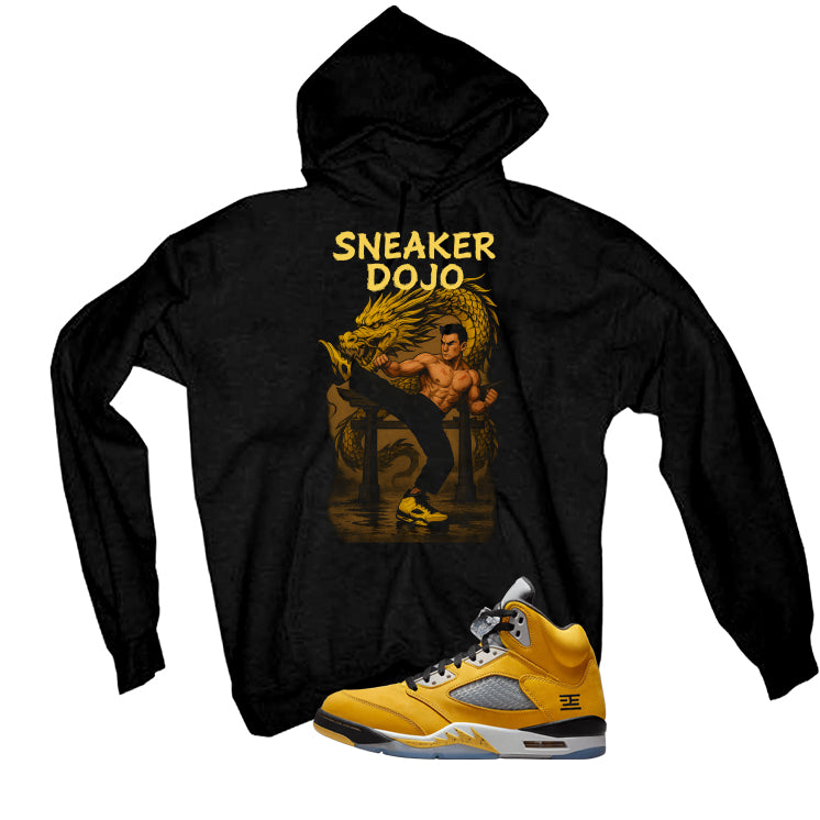 Air Jordan 5 Tokyo Matching T-Shirt, Sweatshirts & Hoodies Black T-Shirt (Sneaker Dojo)| illcurrency