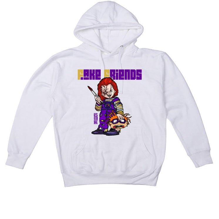 Air Jordan 12 Field Purple - White T-Shirt (Fake Friends 2)