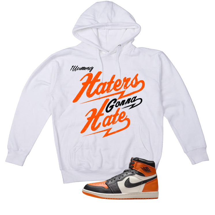 Air Jordan 1 High OG Shattered Backboard White T-Shirt (Haters gonna hate)| illcurrency