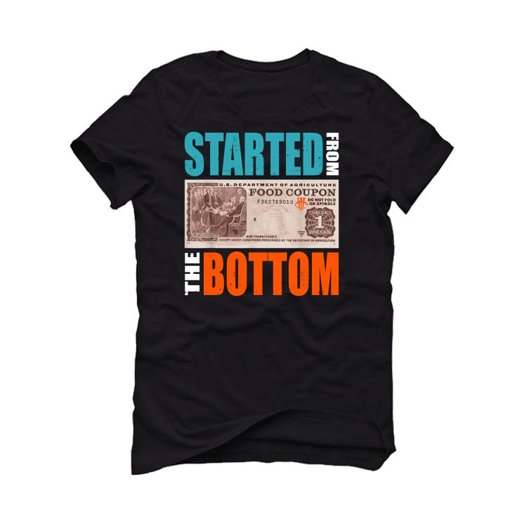 Nike Dunk Low “Miami Dolphins” | illcurrency Black T-Shirt (start from the bottom)