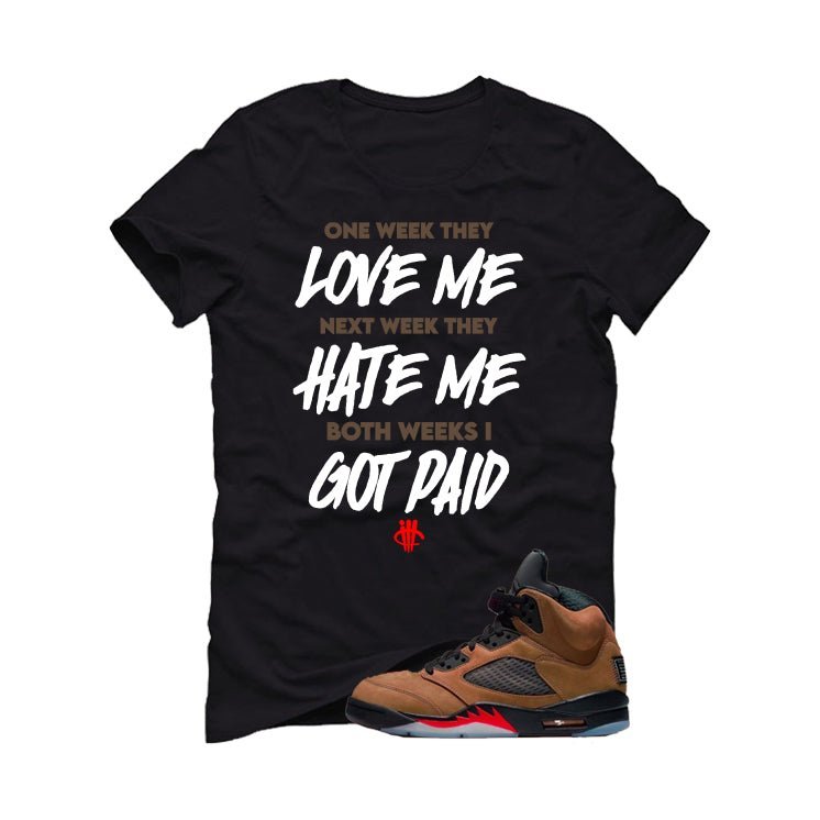 Air Jordan 5 Archaeo Brown Black T-Shirt (Paid)| illcurrency