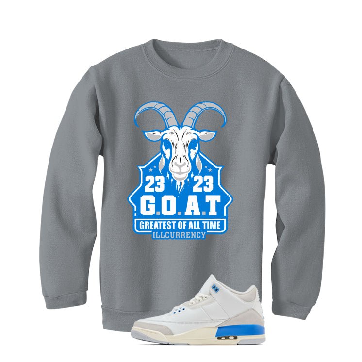 Air Jordan 3 Lucky Shorts Grey T-Shirt (GOAT 23)| illcurrency