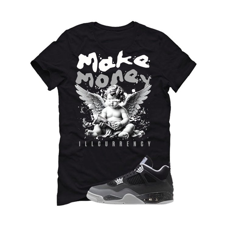 Air Jordan 4 Fear Pack Black T-Shirt (Make Money)| illcurrency