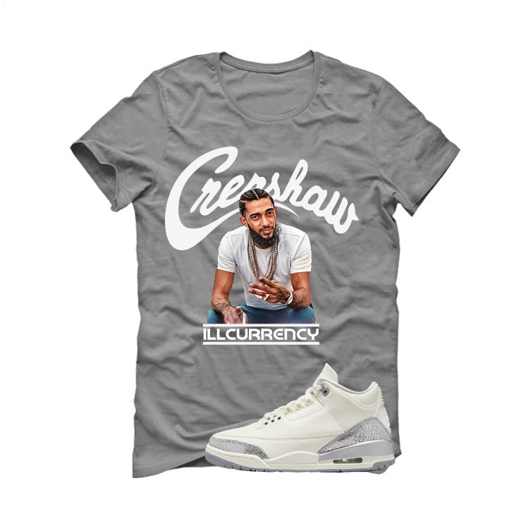 Air Jordan 3 WMNS Sail Grey T-Shirt (Crenshaw)| illcurrency