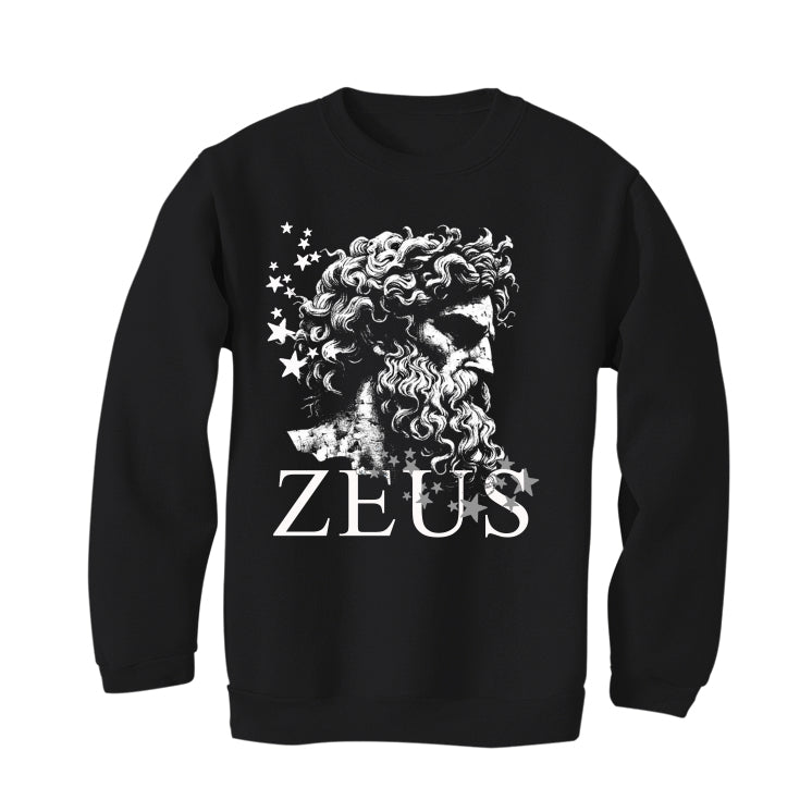 Air Jordan 4 Black Cat Matching T-Shirt, Sweatshirts & Hoodies Black T-Shirt (Zeus)| illcurrency
