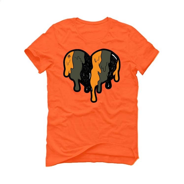 Air Jordan 5 “Olive” | illcurrency Orange T-Shirt (Heart)