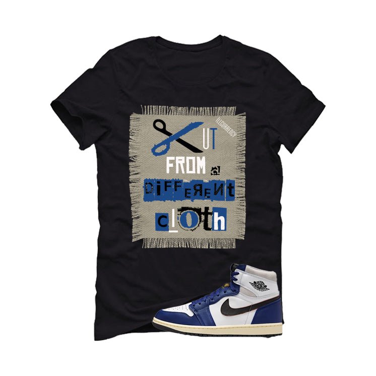 Air Jordan 1 Rare Air Deep Royal Blue Black T-Shirt (Cut from a different cloth)| illcurrency