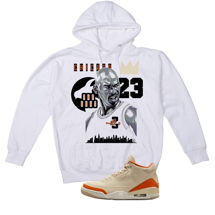 Air Jordan 3 WMNS Starfish White T-Shirt (The Goat)| illcurrency
