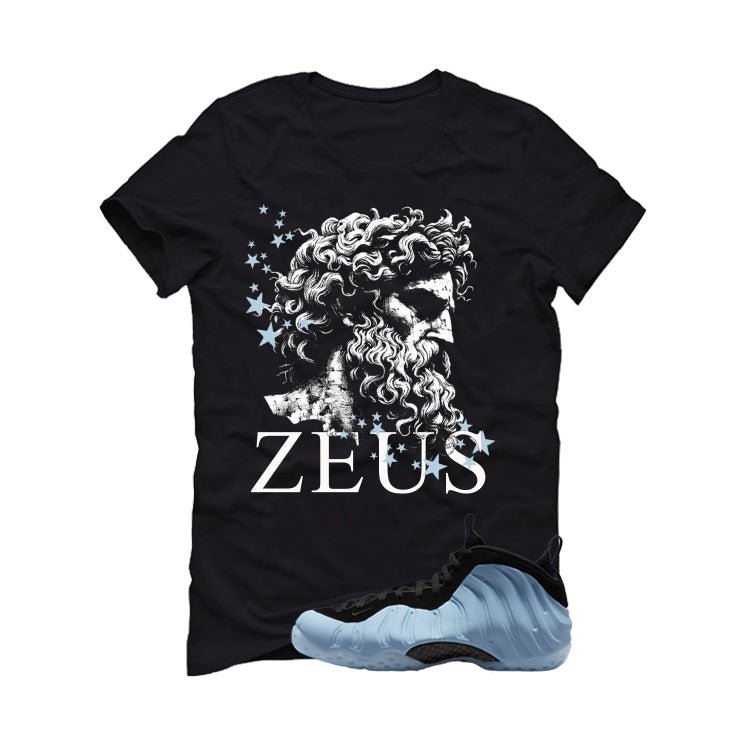Nike Air Foamposite One Psychic Blue Black T-Shirt (Zeus)| illcurrency