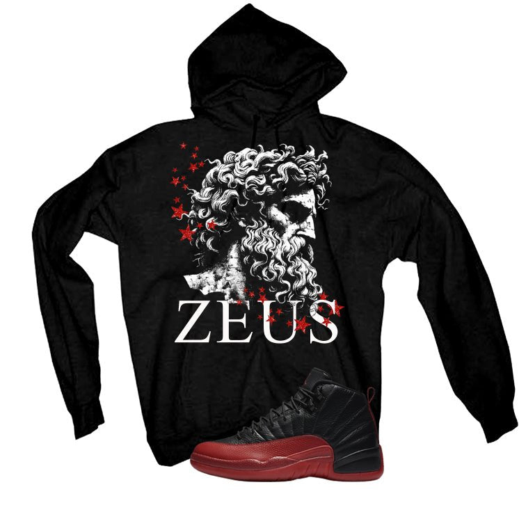 Air Jordan 12 Flu Game 2025 Black T-Shirt (Zeus)| illcurrency