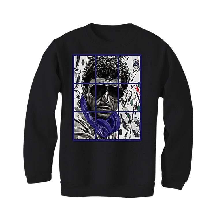 Air Jordan 12 Field Purple - Black T-Shirt (Pacino)