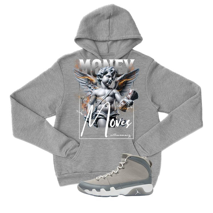 Air Jordan 9 Cool Grey Grey T-Shirt (Money Moves)| illcurrency