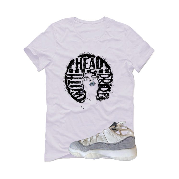 Air Jordan 11 Low Year Of The Snake White T-Shirt (Head High)| illcurrency