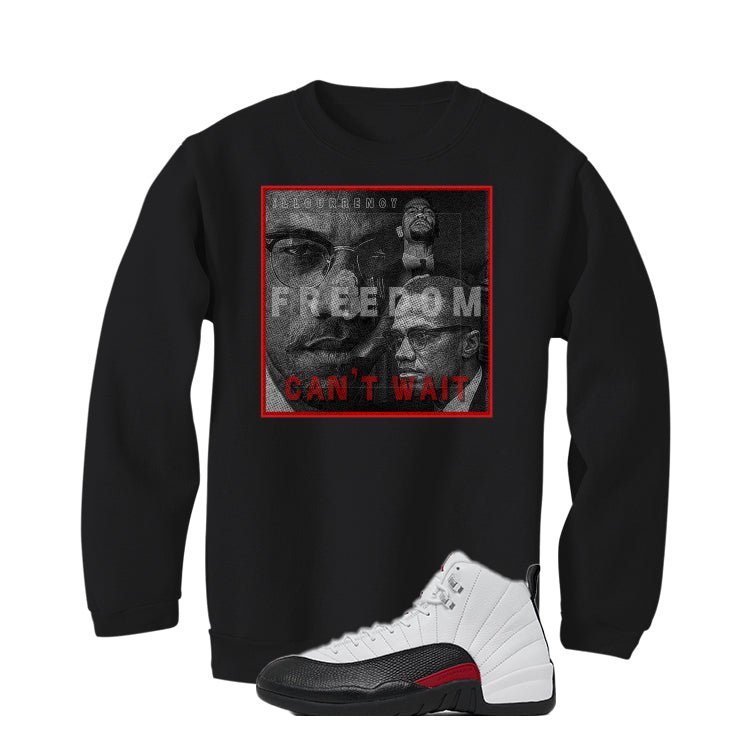 Air Jordan 12 “Red Taxi” | illcurrency Black T-Shirt (FREEDOM)